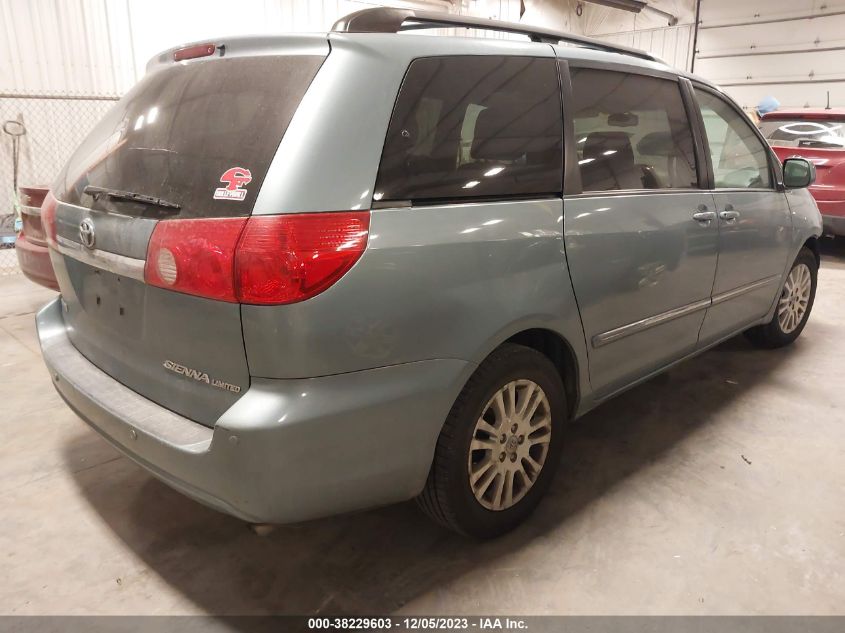 2008 Toyota Sienna Limited VIN: 5TDZK22C08S184904 Lot: 38229603