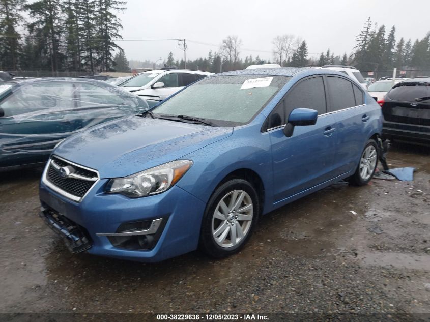 2016 Subaru Impreza 2.0I Premium VIN: JF1GJAB68GH018783 Lot: 38229636