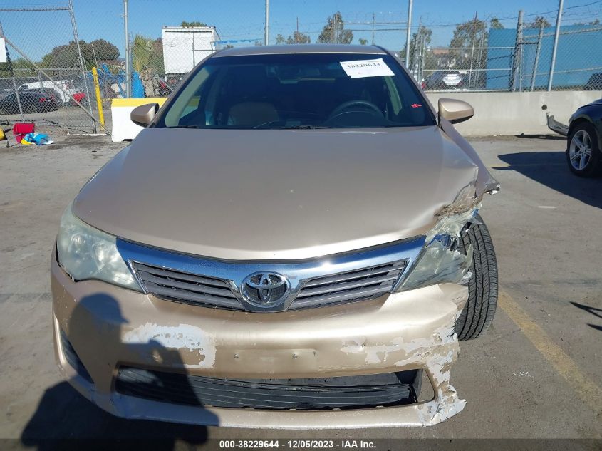 2012 Toyota Camry L VIN: 4T4BF1FK4CR269509 Lot: 38229644