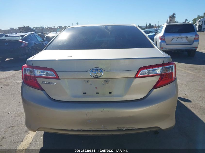 2012 Toyota Camry L VIN: 4T4BF1FK4CR269509 Lot: 38229644