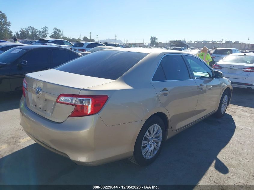 2012 Toyota Camry L VIN: 4T4BF1FK4CR269509 Lot: 38229644