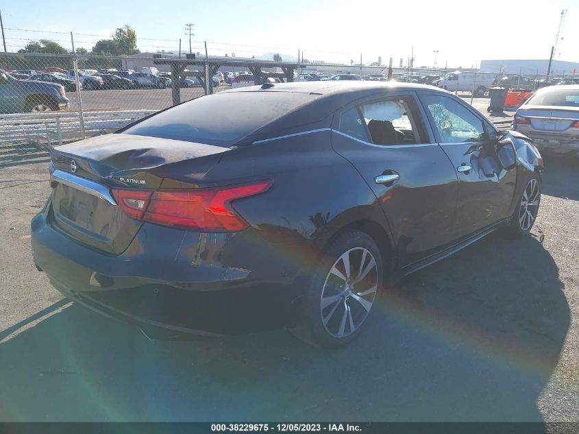 2018 Nissan Maxima 3.5 Platinum VIN: 1N4AA6AP6JC366518 Lot: 38229675