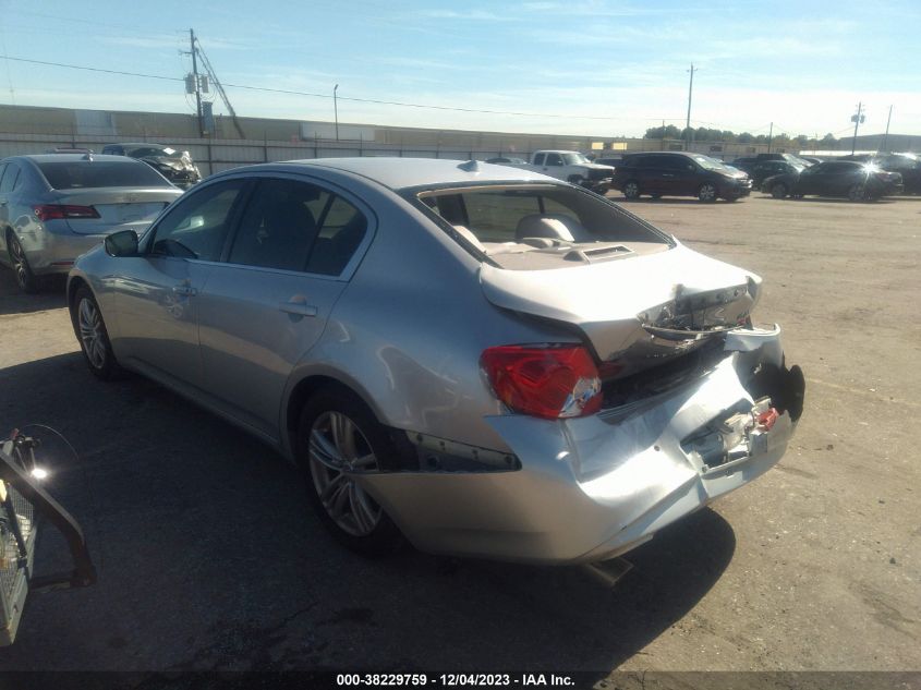 2011 Infiniti G37 Journey VIN: JN1CV6AP6BM301240 Lot: 38229759