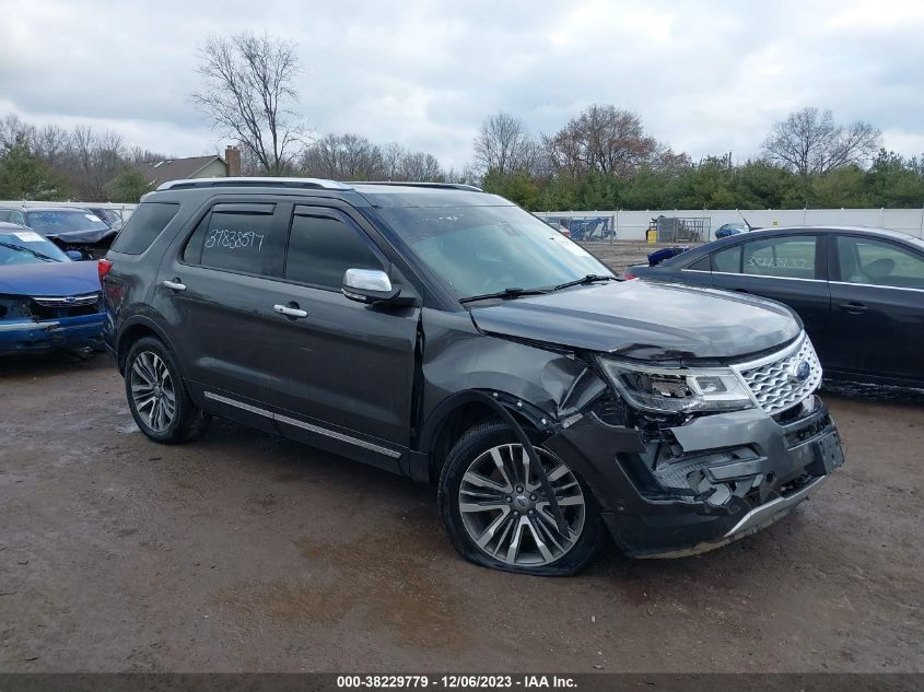 2017 Ford Explorer Platinum VIN: 1FM5K8HT3HGE20637 Lot: 38229779