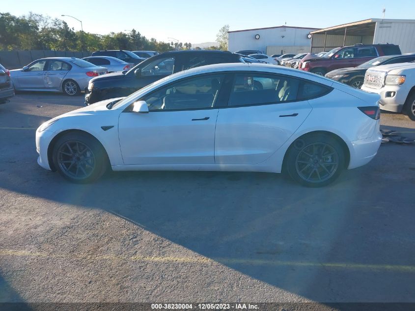 2023 Tesla Model 3 Rear-Wheel Drive VIN: 5YJ3E1EA6PF606081 Lot: 38230004