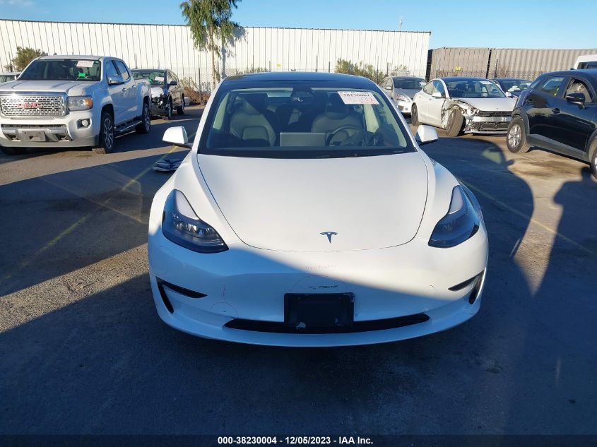 2023 Tesla Model 3 Rear-Wheel Drive VIN: 5YJ3E1EA6PF606081 Lot: 38230004