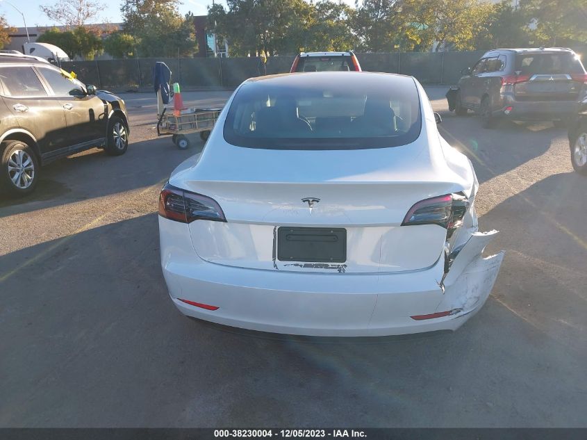 2023 Tesla Model 3 Rear-Wheel Drive VIN: 5YJ3E1EA6PF606081 Lot: 38230004