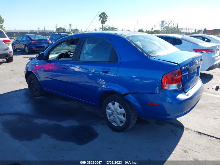 2006 Chevrolet Aveo Ls VIN: KL1TD56696B574322 Lot: 38230047