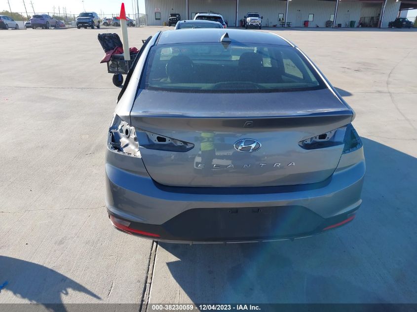 2019 Hyundai Elantra Sel VIN: KMHD84LF6KU823895 Lot: 38230059