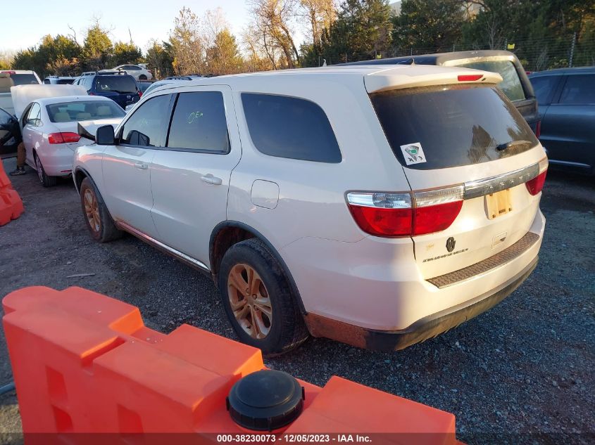 2012 Dodge Durango Sxt VIN: 1C4RDHAG0CC126710 Lot: 38230073