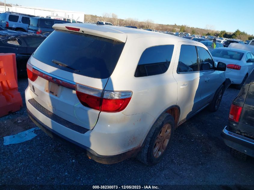 2012 Dodge Durango Sxt VIN: 1C4RDHAG0CC126710 Lot: 38230073