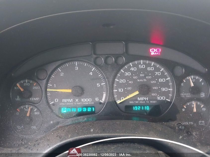 1998 Chevrolet Blazer Ls Cmi VIN: 1GNDT13WXW2289441 Lot: 38230082