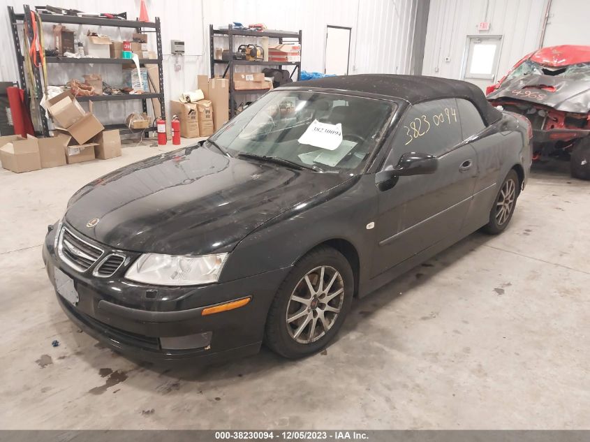 2005 Saab 9-3 Arc VIN: YS3FD79Y956000849 Lot: 38230094