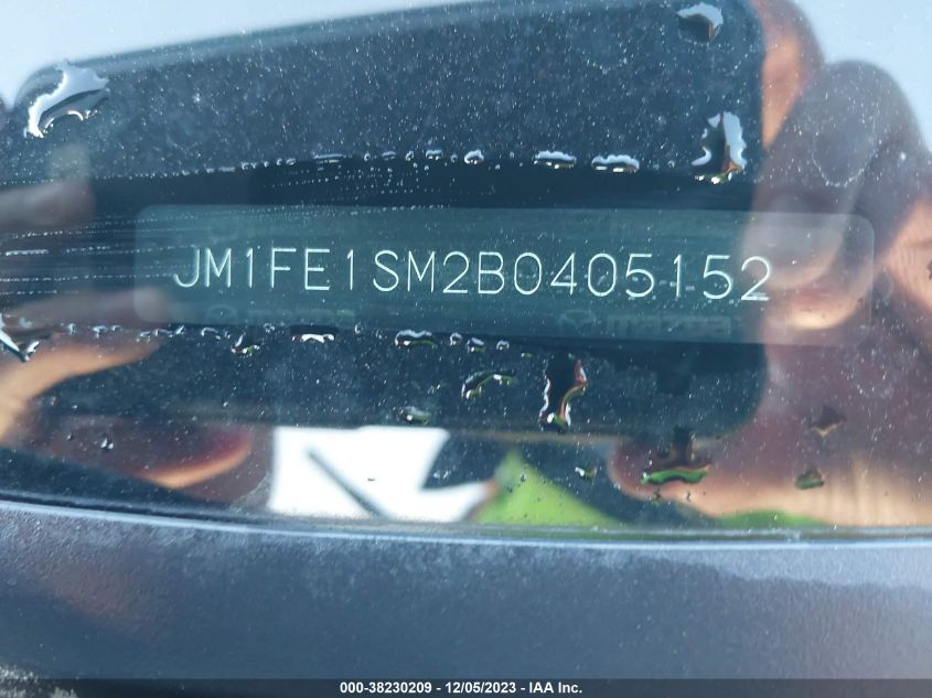 2011 Mazda Rx-8 Grand Touring VIN: JM1FE1SM2B0405152 Lot: 38230209