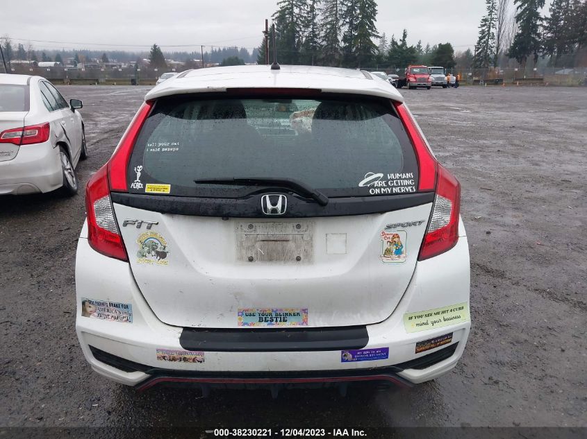 2018 Honda Fit Sport VIN: 3HGGK5H60JM715097 Lot: 38230221