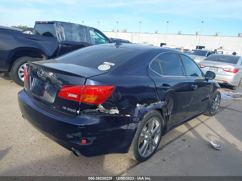 2008 Lexus Is 250 VIN: JTHBK262885065652 Lot: 38230225