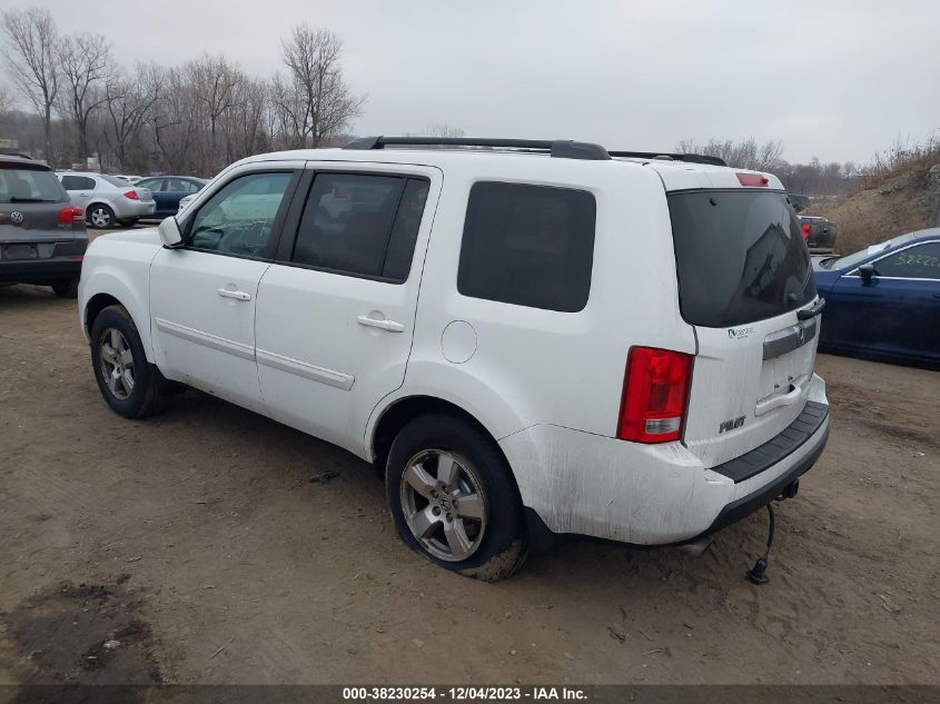 2011 Honda Pilot Ex-L VIN: 5FNYF4H59BB063143 Lot: 38230254