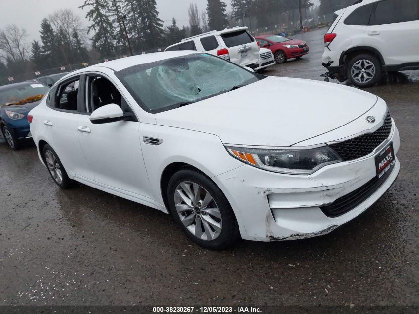 2016 Kia Optima Lx VIN: 5XXGT4L34GG059208 Lot: 38230267