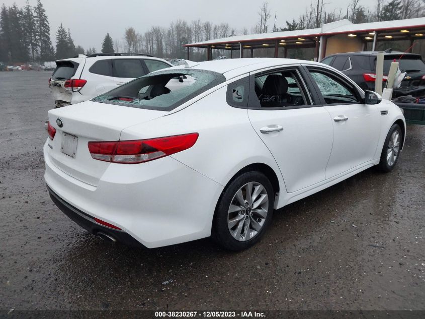 2016 Kia Optima Lx VIN: 5XXGT4L34GG059208 Lot: 38230267