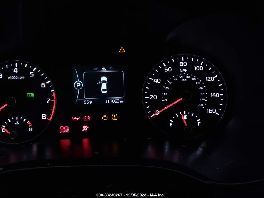 2016 Kia Optima Lx VIN: 5XXGT4L34GG059208 Lot: 38230267