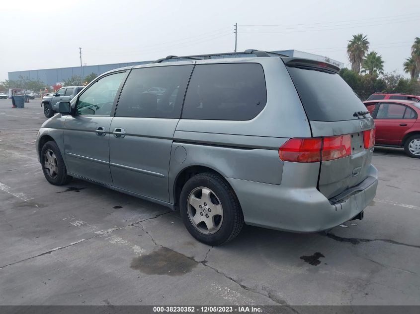 2001 Honda Odyssey Ex VIN: 2HKRL18691H604292 Lot: 38230352