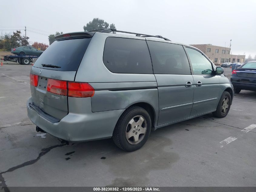 2001 Honda Odyssey Ex VIN: 2HKRL18691H604292 Lot: 38230352