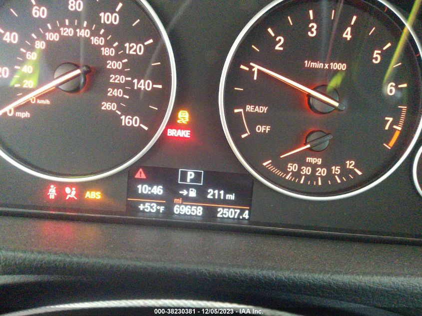 2016 BMW 320I xDrive VIN: WBA8E5G51GNT40335 Lot: 38230381