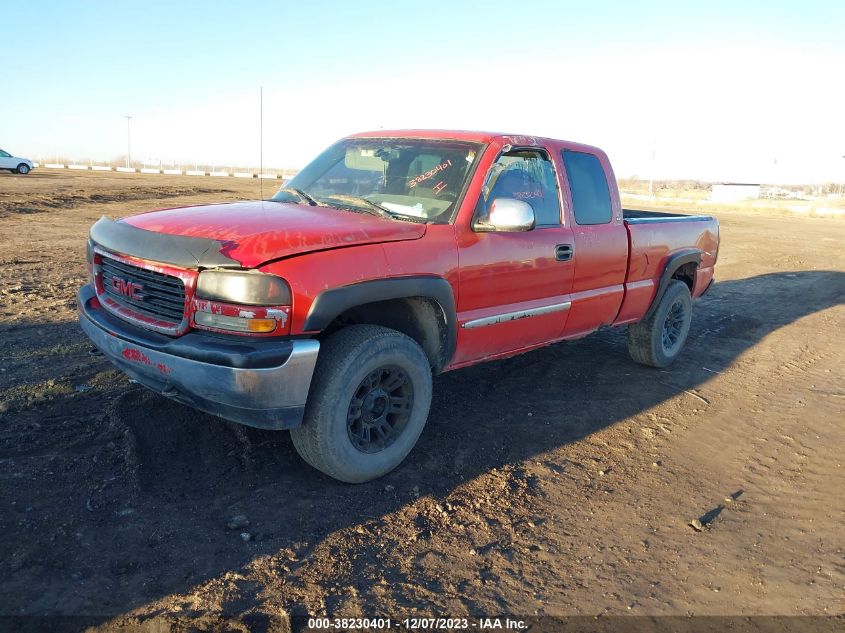 1999 GMC Sierra 1500 Sle VIN: 2GTEK19T1X1542094 Lot: 38230401