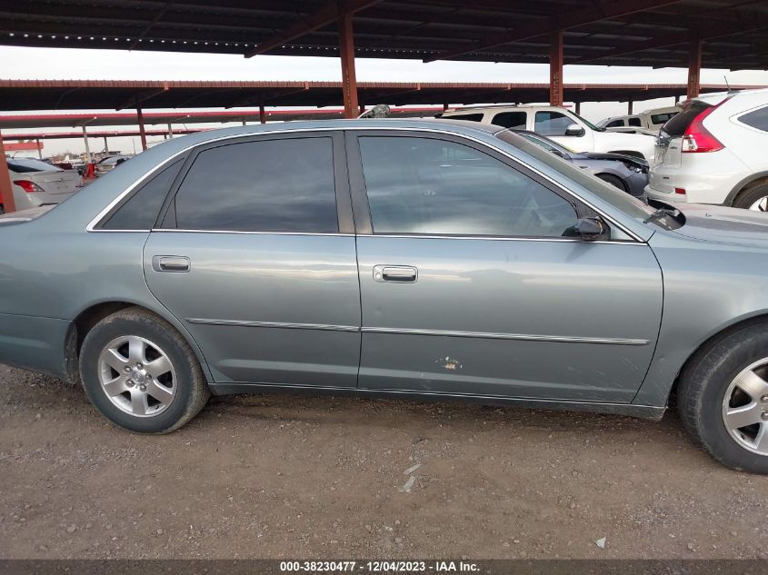 2000 Toyota Avalon Xl VIN: 4T1BF28B6YU030869 Lot: 38230477