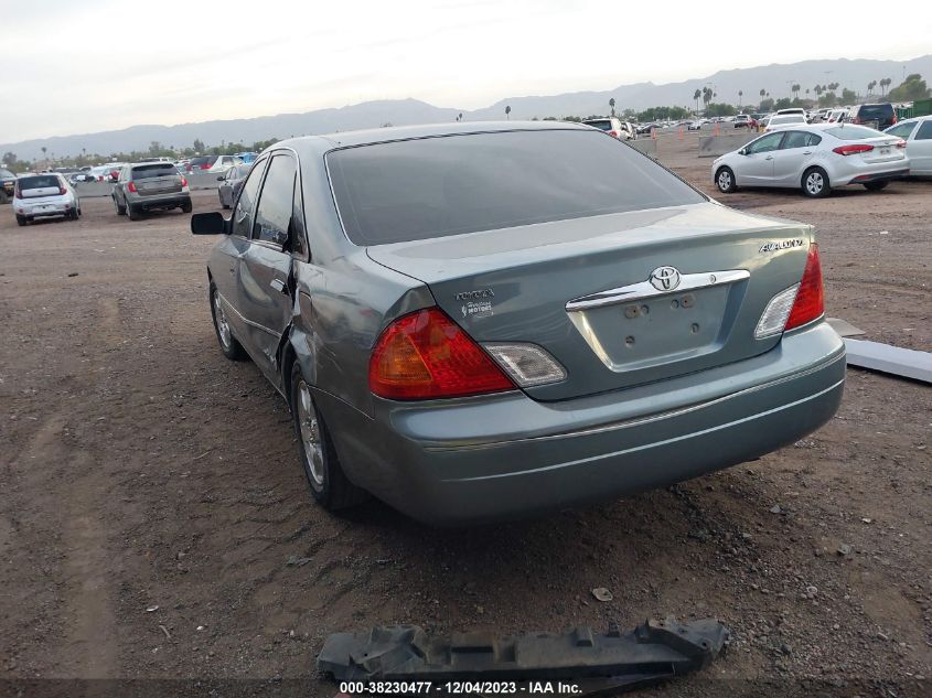 2000 Toyota Avalon Xl VIN: 4T1BF28B6YU030869 Lot: 38230477