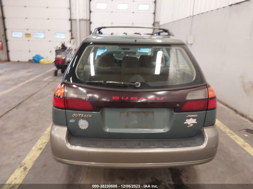 2001 Subaru Legacy Outback W/Rb Equip VIN: 4S3BH665X17635470 Lot: 38230505