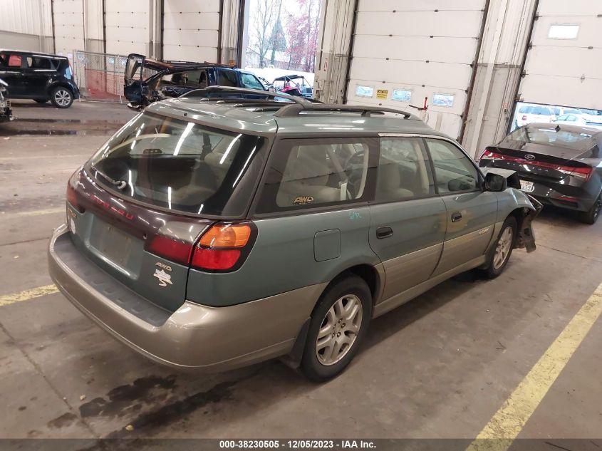 2001 Subaru Legacy Outback W/Rb Equip VIN: 4S3BH665X17635470 Lot: 38230505