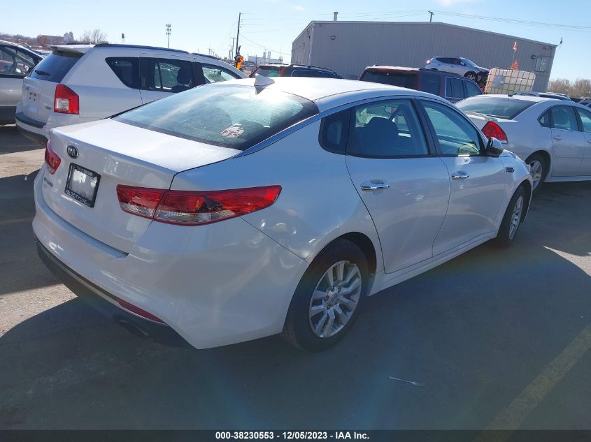 2016 Kia Optima Lx VIN: 5XXGT4L37GG060224 Lot: 38230553