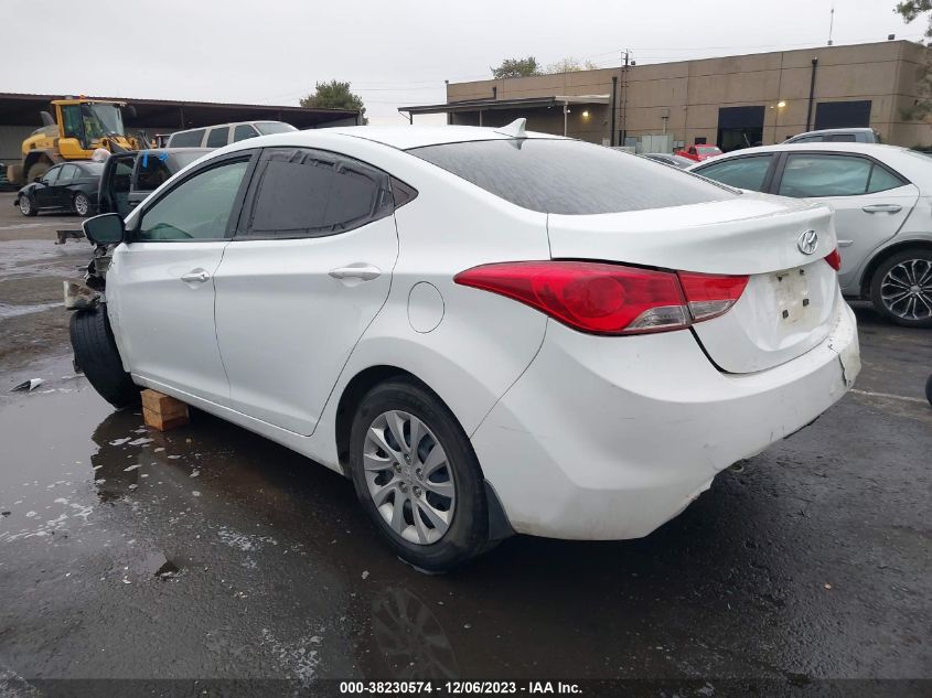 2011 Hyundai Elantra Gls VIN: 5NPDH4AE3BH015948 Lot: 38230574