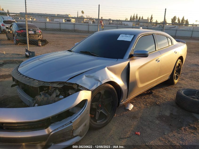 2016 Dodge Charger Sxt VIN: 2C3CDXHG7GH186061 Lot: 38230622