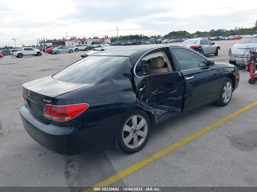 2005 Lexus Es 330 VIN: JTHBA30G855122392 Lot: 38230682