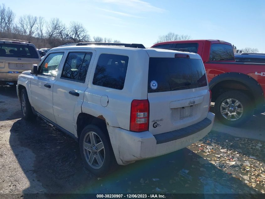 1J8FF28W98D676702 2008 Jeep Patriot Sport