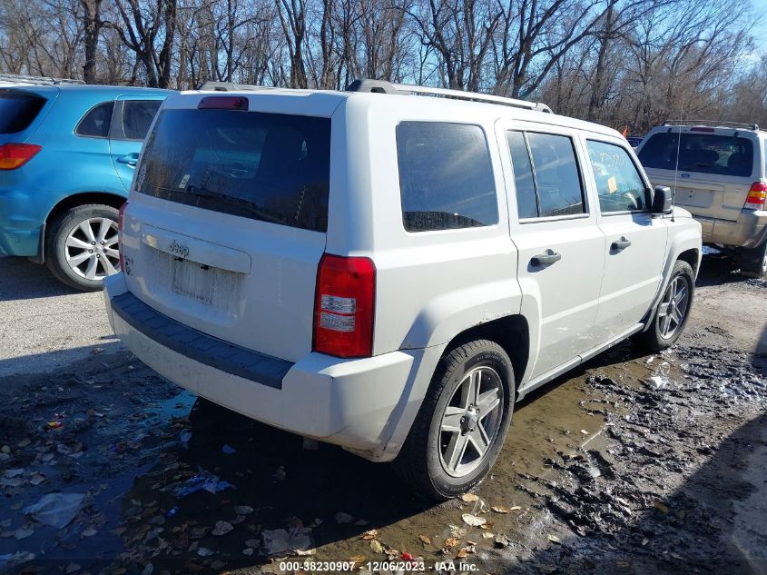 1J8FF28W98D676702 2008 Jeep Patriot Sport