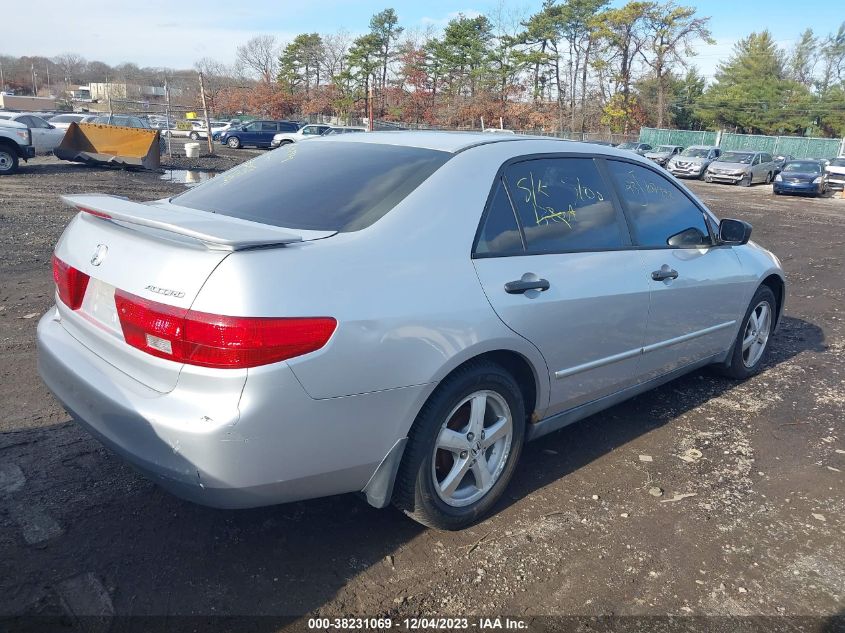 2005 Honda Accord 2.4 Dx VIN: 1HGCM56115A188464 Lot: 38231069