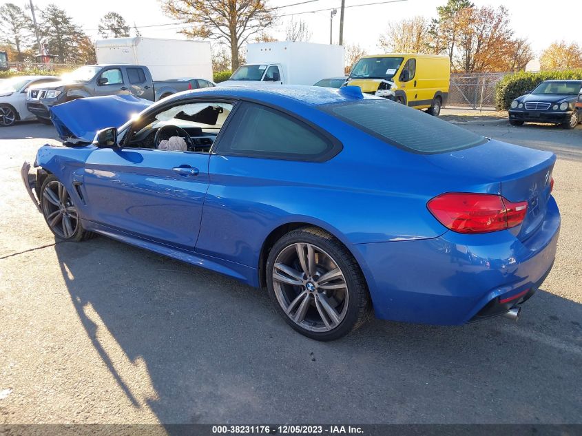 2014 BMW 435I xDrive VIN: WBA3R5C50EK186302 Lot: 38231176