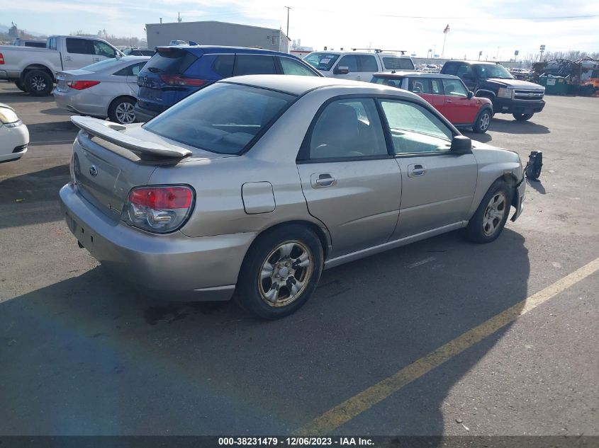 2006 Subaru Impreza 2.5I VIN: JF1GD67636H523027 Lot: 38231479