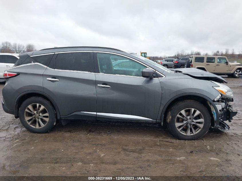 2017 Nissan Murano Platinum/S/Sv/Sl VIN: 5N1AZ2MG2HN134385 Lot: 38231669