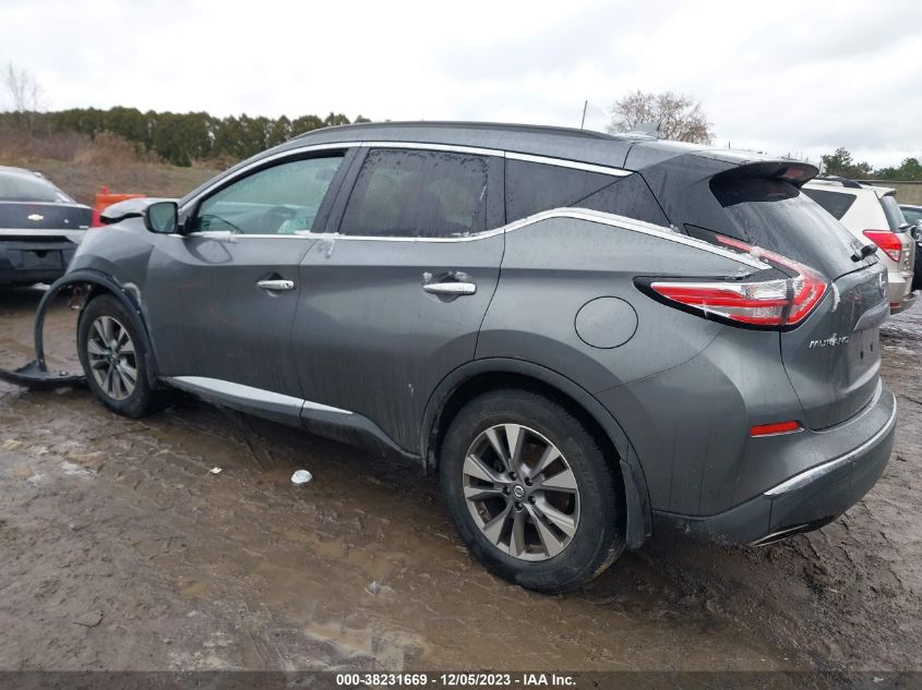 2017 Nissan Murano Platinum/S/Sv/Sl VIN: 5N1AZ2MG2HN134385 Lot: 38231669