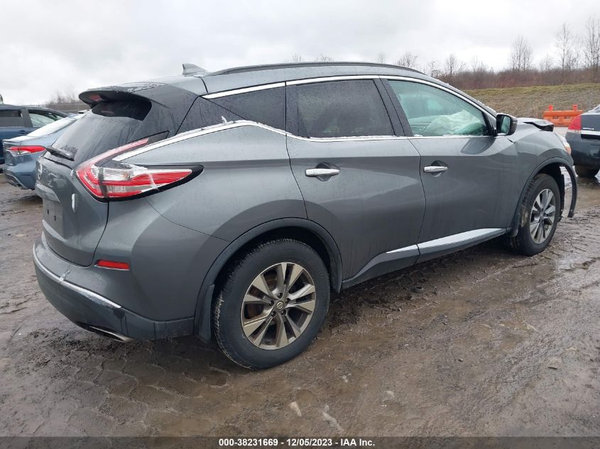 2017 Nissan Murano Platinum/S/Sv/Sl VIN: 5N1AZ2MG2HN134385 Lot: 38231669