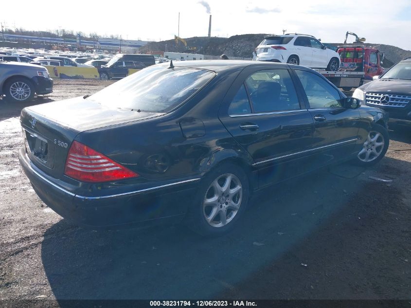 2003 Mercedes-Benz S-Class 5.0L VIN: WDBNG84J73A330010 Lot: 38231794