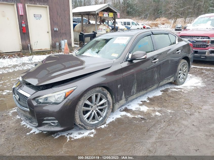 2014 Infiniti Q50 Premium VIN: JN1BV7AR5EM684286 Lot: 38233119