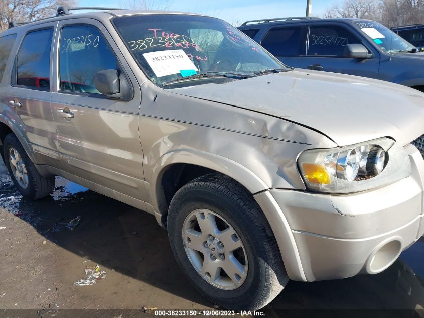 1FMYU94107KA23707 2007 Ford Escape Limited