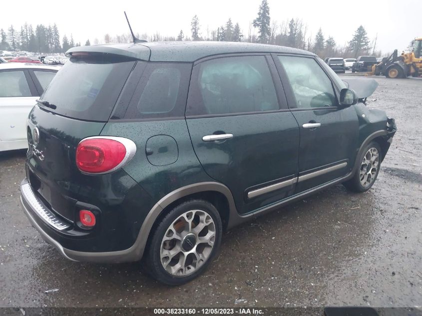 2014 Fiat 500L Trekking VIN: ZFBCFADH7EZ019328 Lot: 38233160