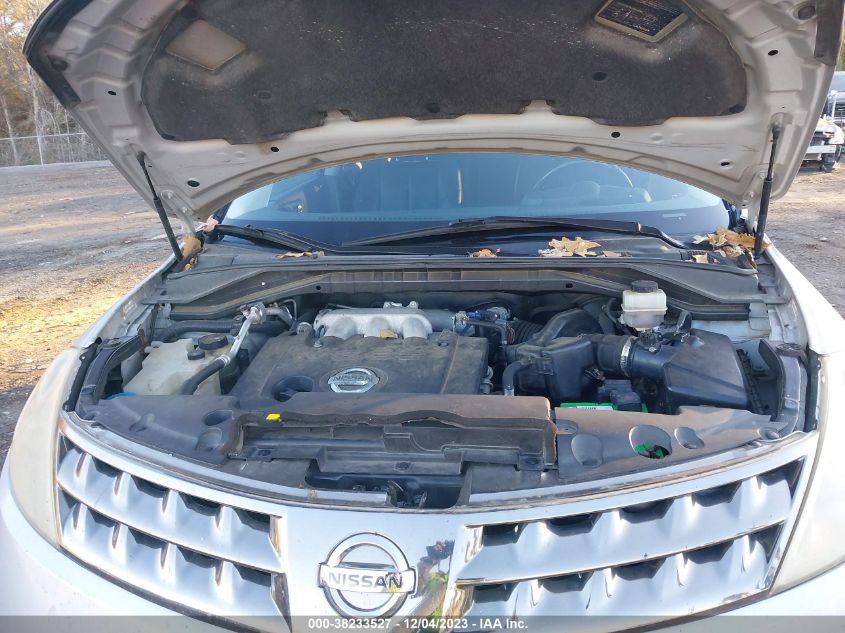 2007 Nissan Murano Sl VIN: JN8AZ08T97W522209 Lot: 38233527