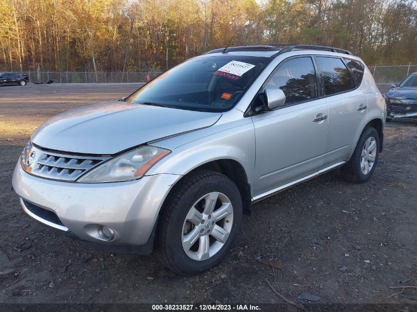 2007 Nissan Murano Sl VIN: JN8AZ08T97W522209 Lot: 38233527